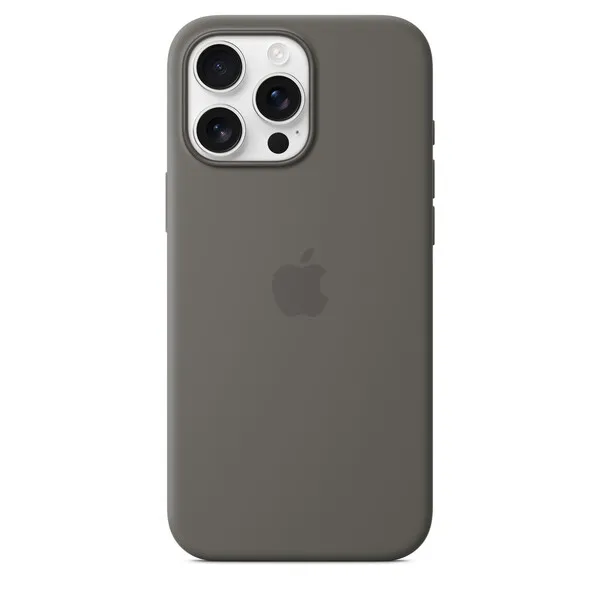 Apple iPhone 16 Pro Max, MagSafe -silikonikuori, Liuskeen­harmaa
