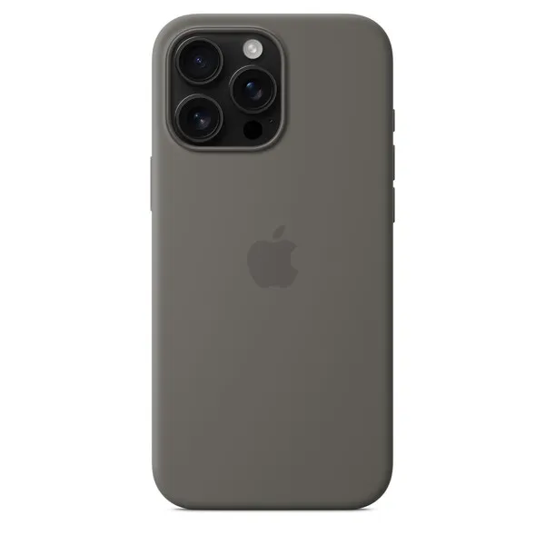 Apple iPhone 16 Pro Max, MagSafe -silikonikuori, Liuskeen­harmaa