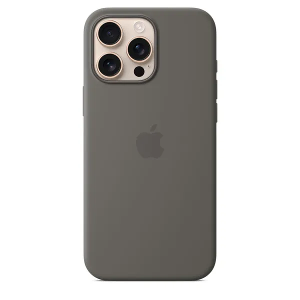 Apple iPhone 16 Pro Max, MagSafe -silikonikuori, Liuskeen­harmaa