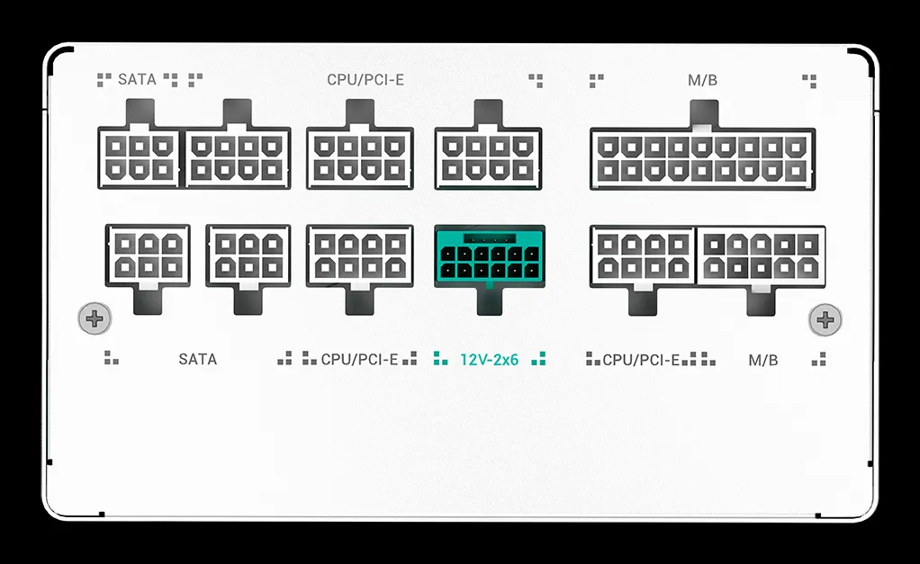 DeepCool PN850M 850W - nätaggregat, 80 Plus Gold DeepCool PN850M 850W - nätaggregat, 80 Plus Gold