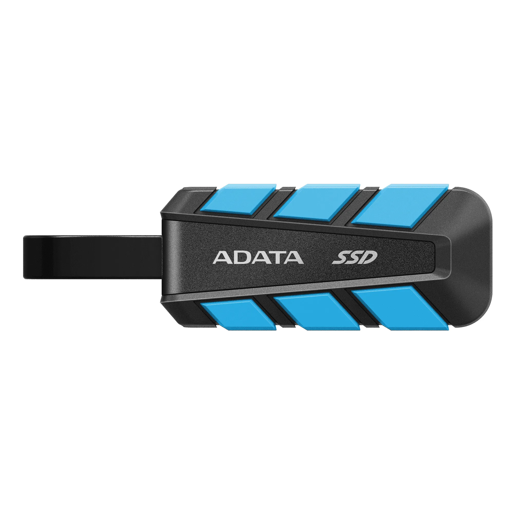 A-DATA SC740 2TB External SSD with USB 3.2 Gen 2 (USB-C), Portable, Shock Resistant, for console gaming, Blue