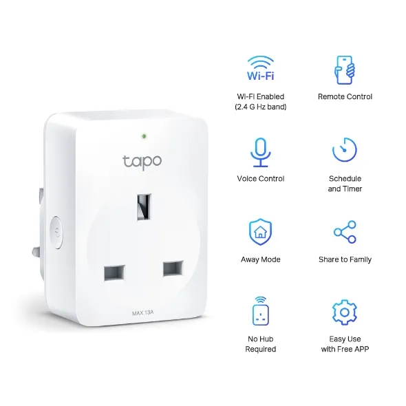 TP-Link Tapo P100 - smart plug, Wi-Fi