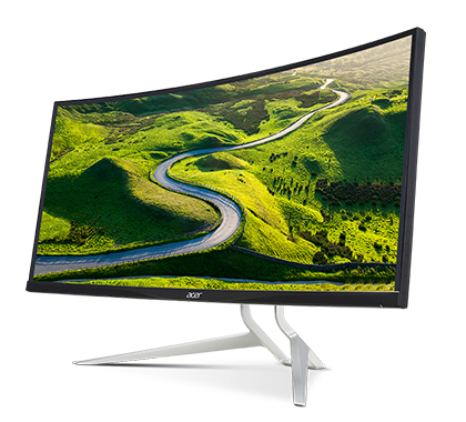 Acer 37.5" XR382CQK, 3840x1600px, IPS -kaareva n&auml;ytt&ouml;