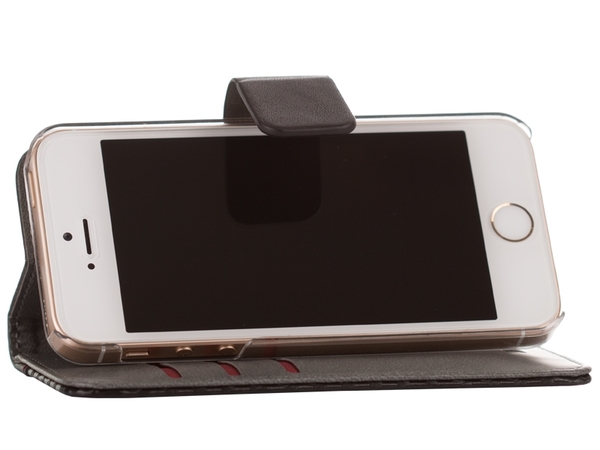 WAVE CARBON BOOK CASE, APPLE IPHONE SE / 5S / 5
