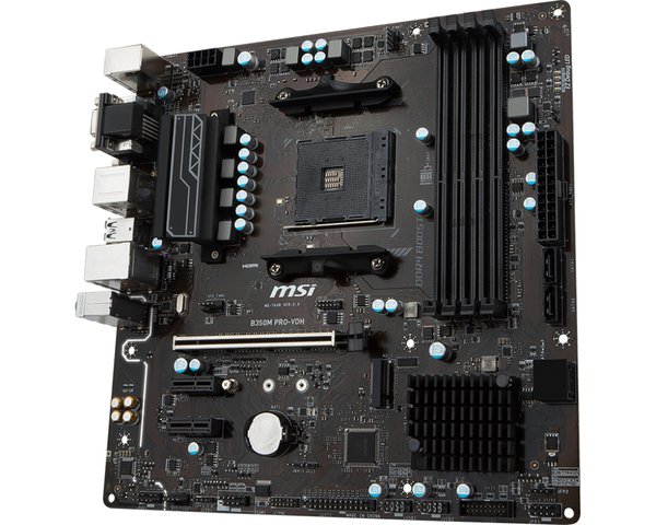 MSI B350M, mATX motherboard