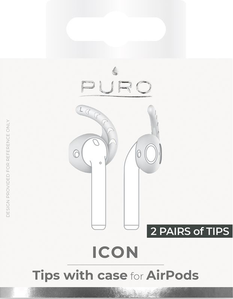 Sovitekumit AirPod-nappikuulokkeisiin, valkoinen