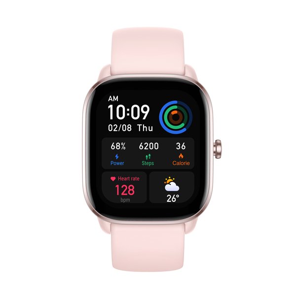 Amazfit GTS 4 mini -&auml;lykello, Flamingo Pink