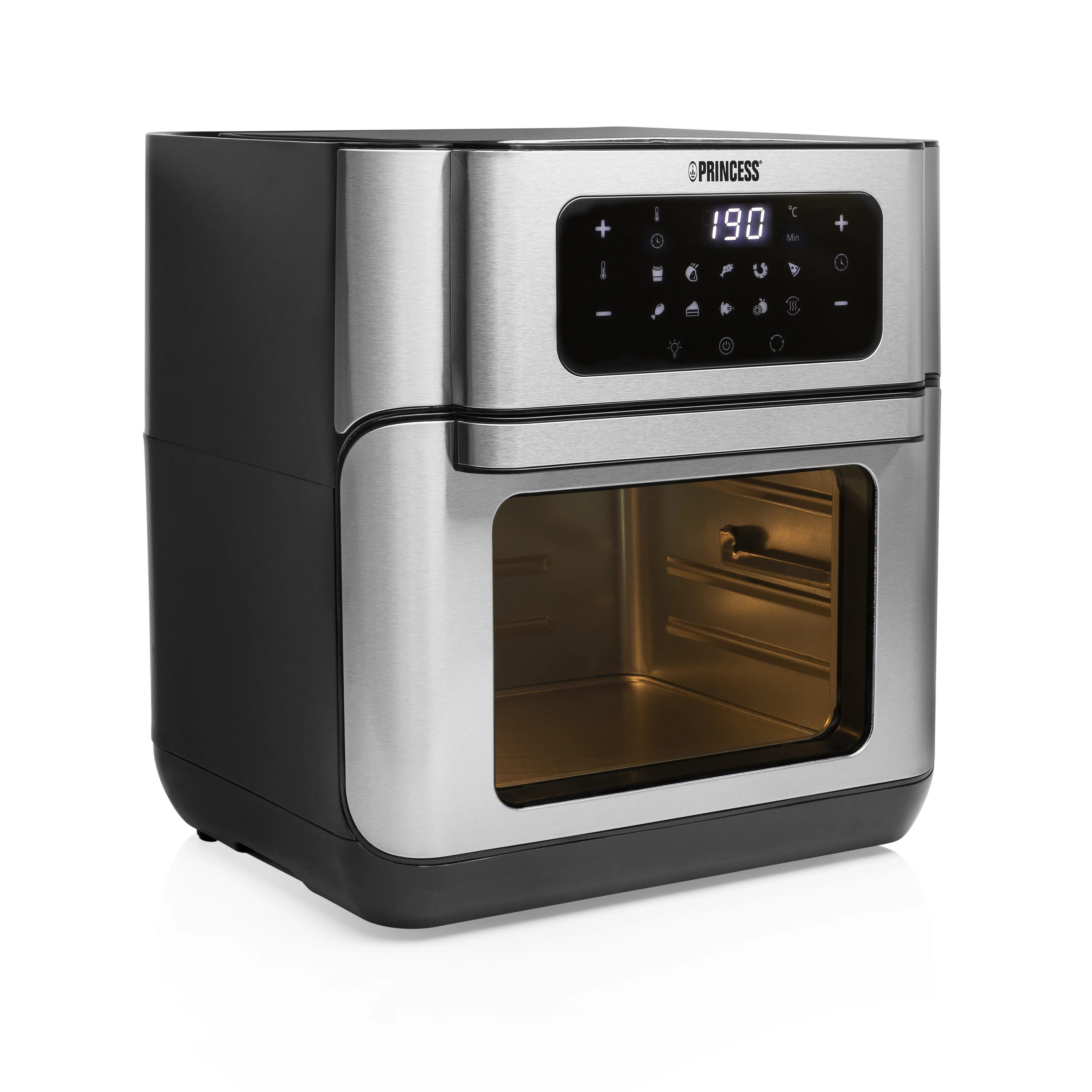 Princess 182065 Oven - airfryer, black/silver, 10l