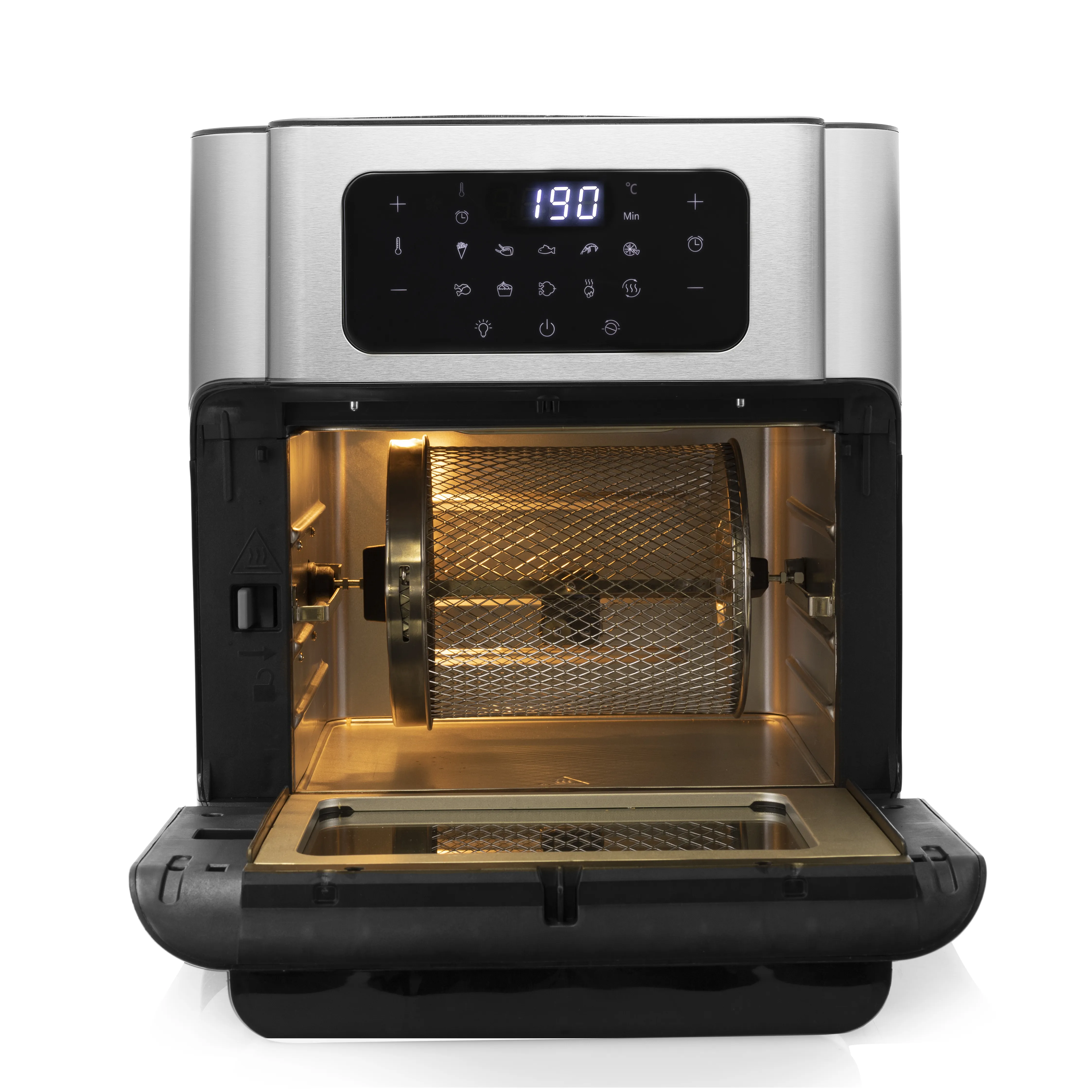 Princess 182065 Oven - airfryer, black/silver, 10l