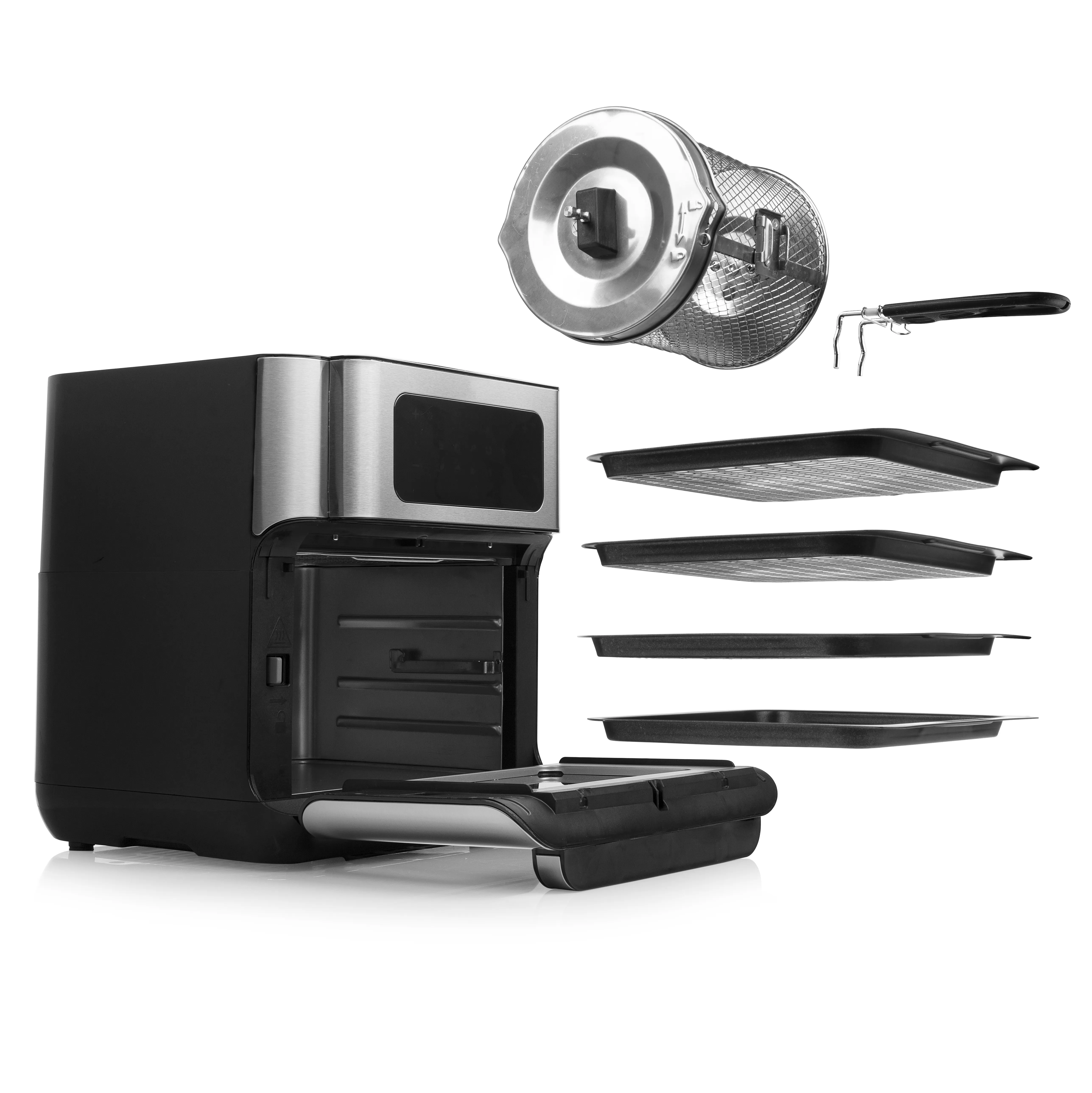 Princess 182065 Oven - airfryer, black/silver, 10l