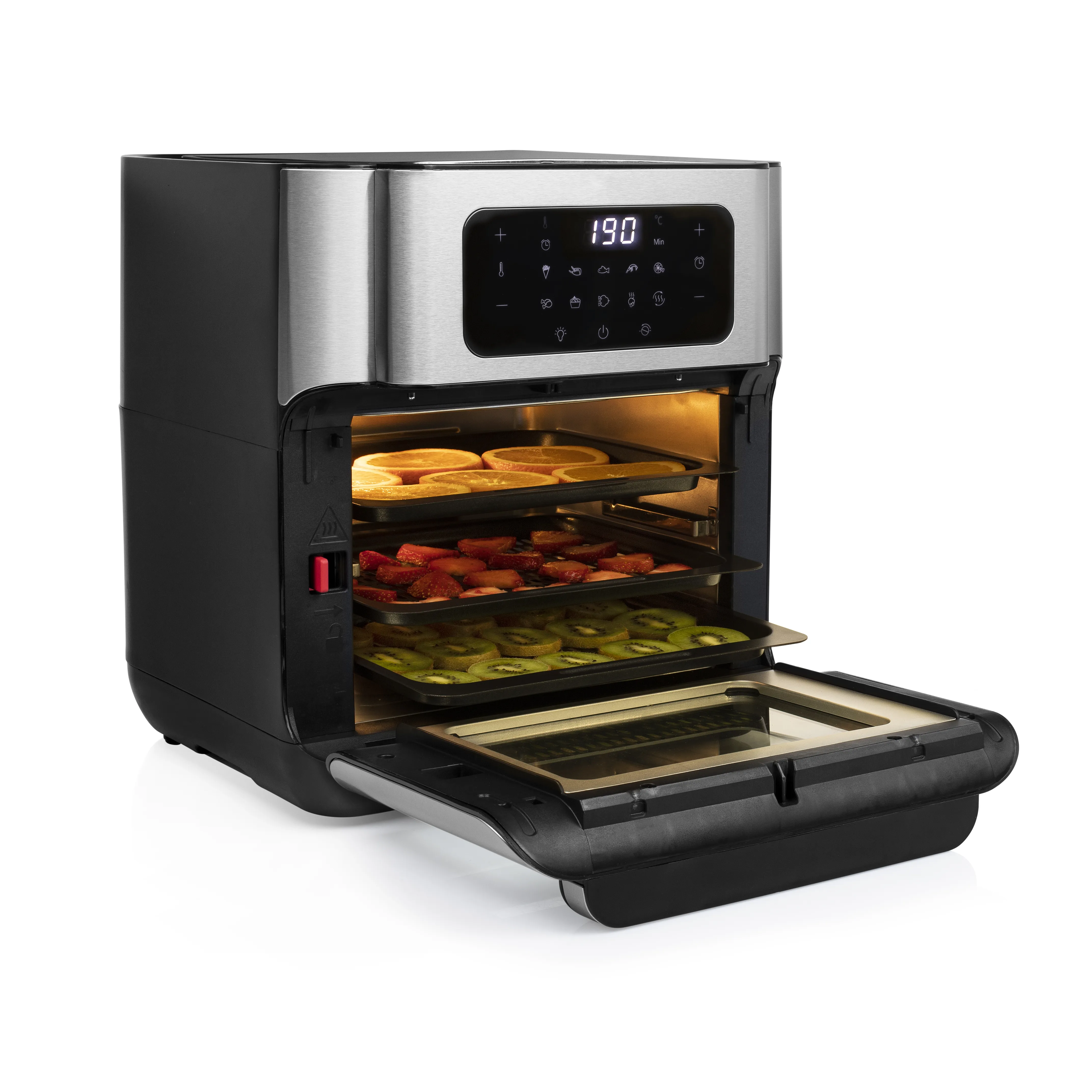 Princess 182065 Oven - airfryer, black/silver, 10l
