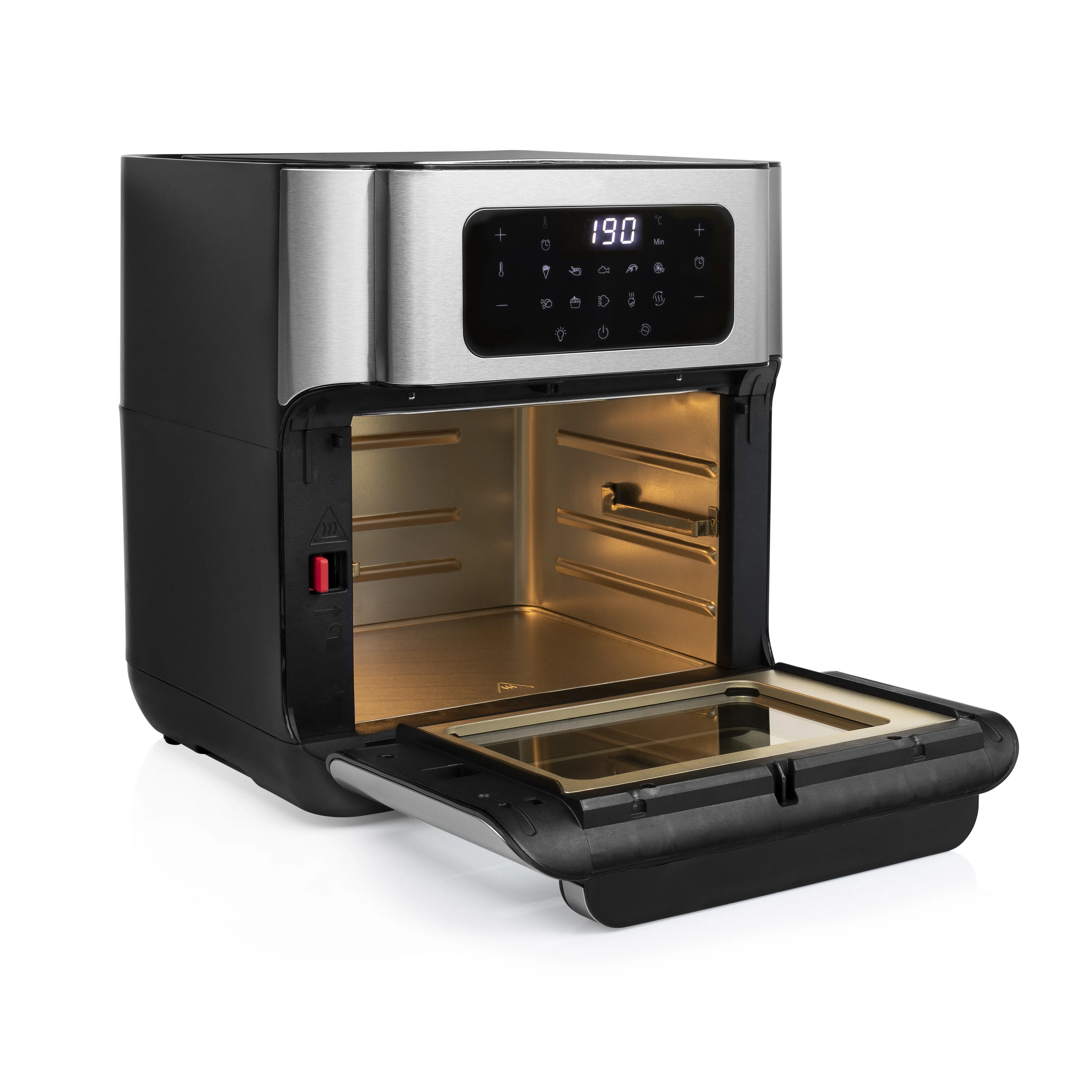 Princess 182065 Oven - airfryer, black/silver, 10l