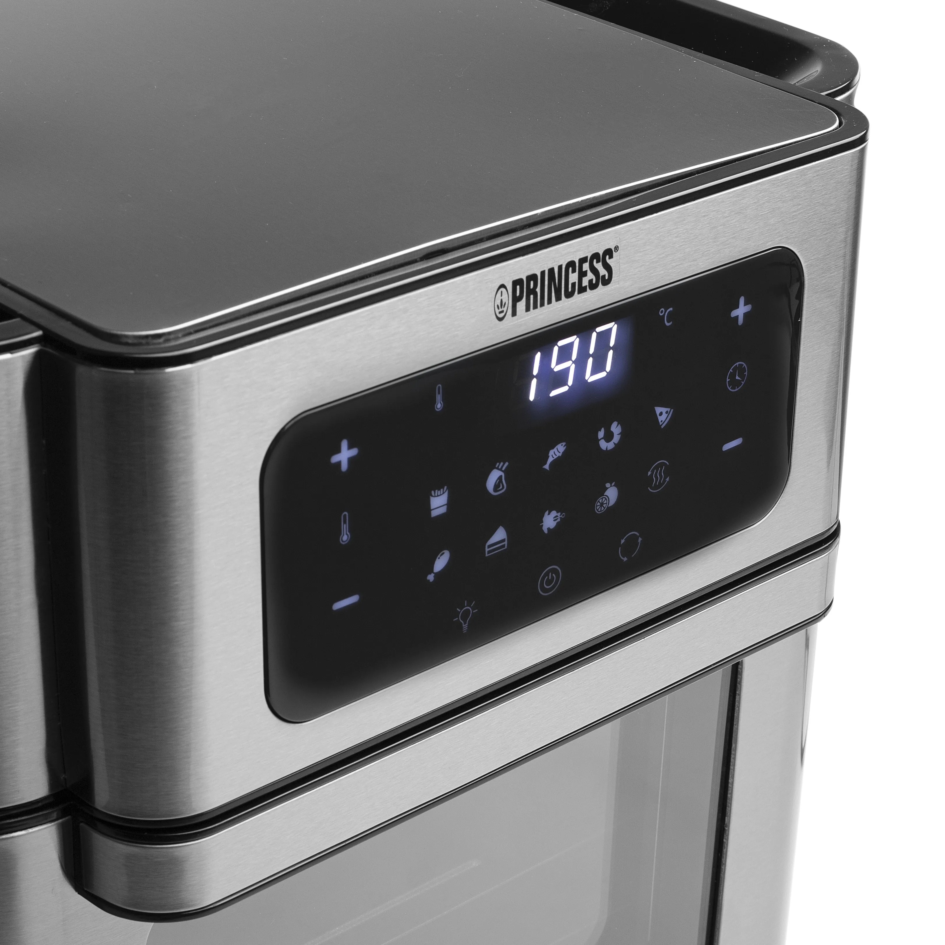 Princess 182065 Oven - airfryer, black/silver, 10l