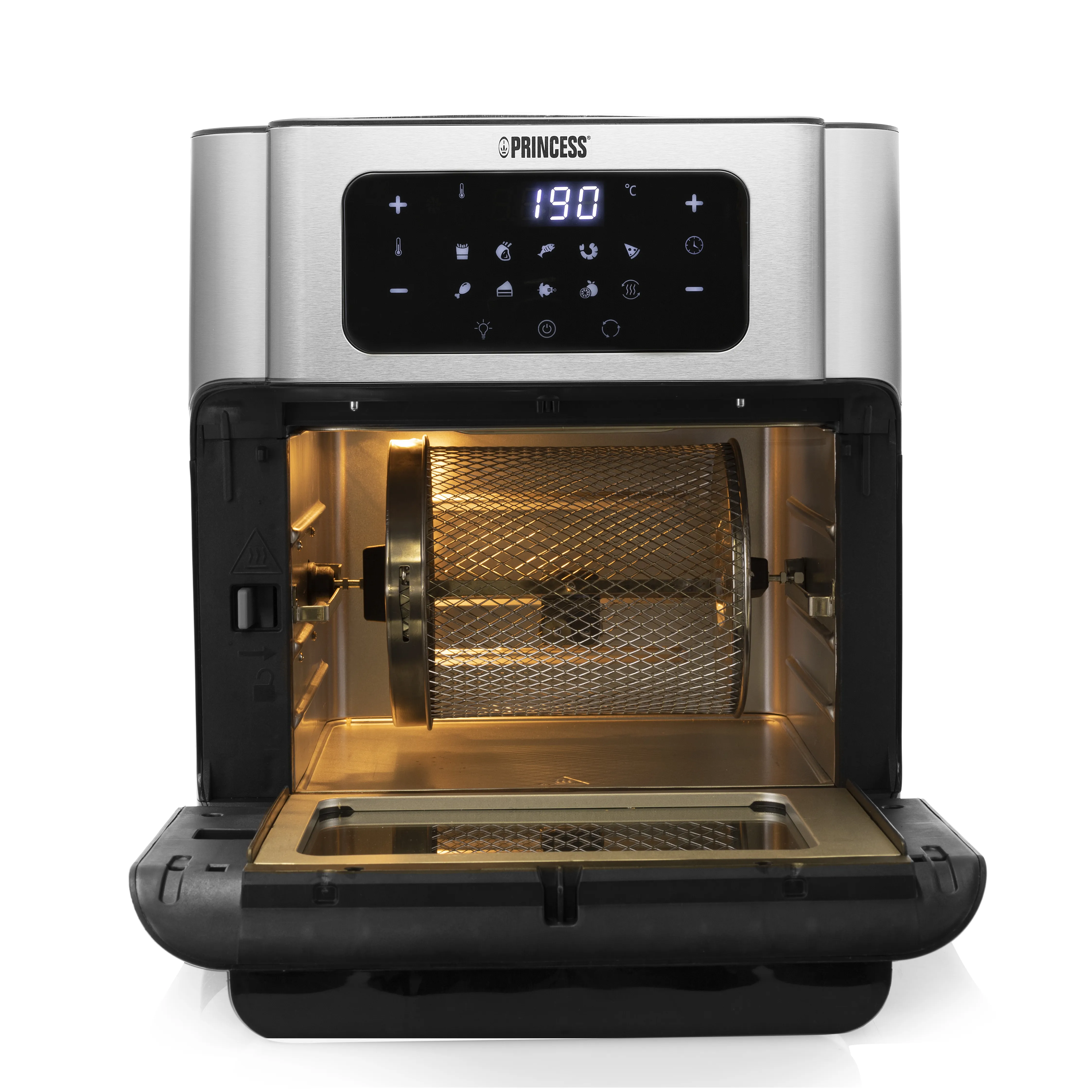 Princess 182065 Oven - airfryer, black/silver, 10l