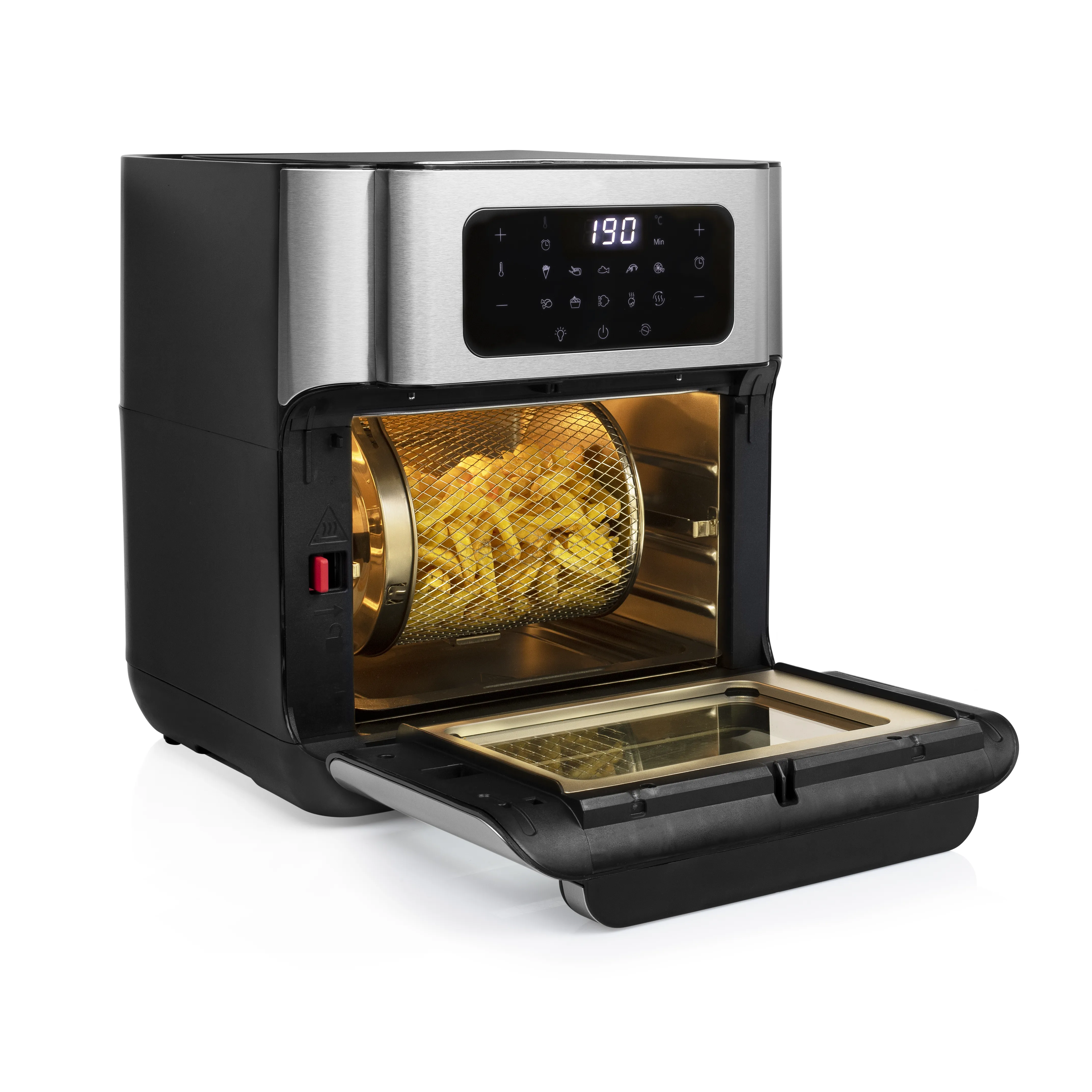 Princess 182065 Oven - airfryer, black/silver, 10l