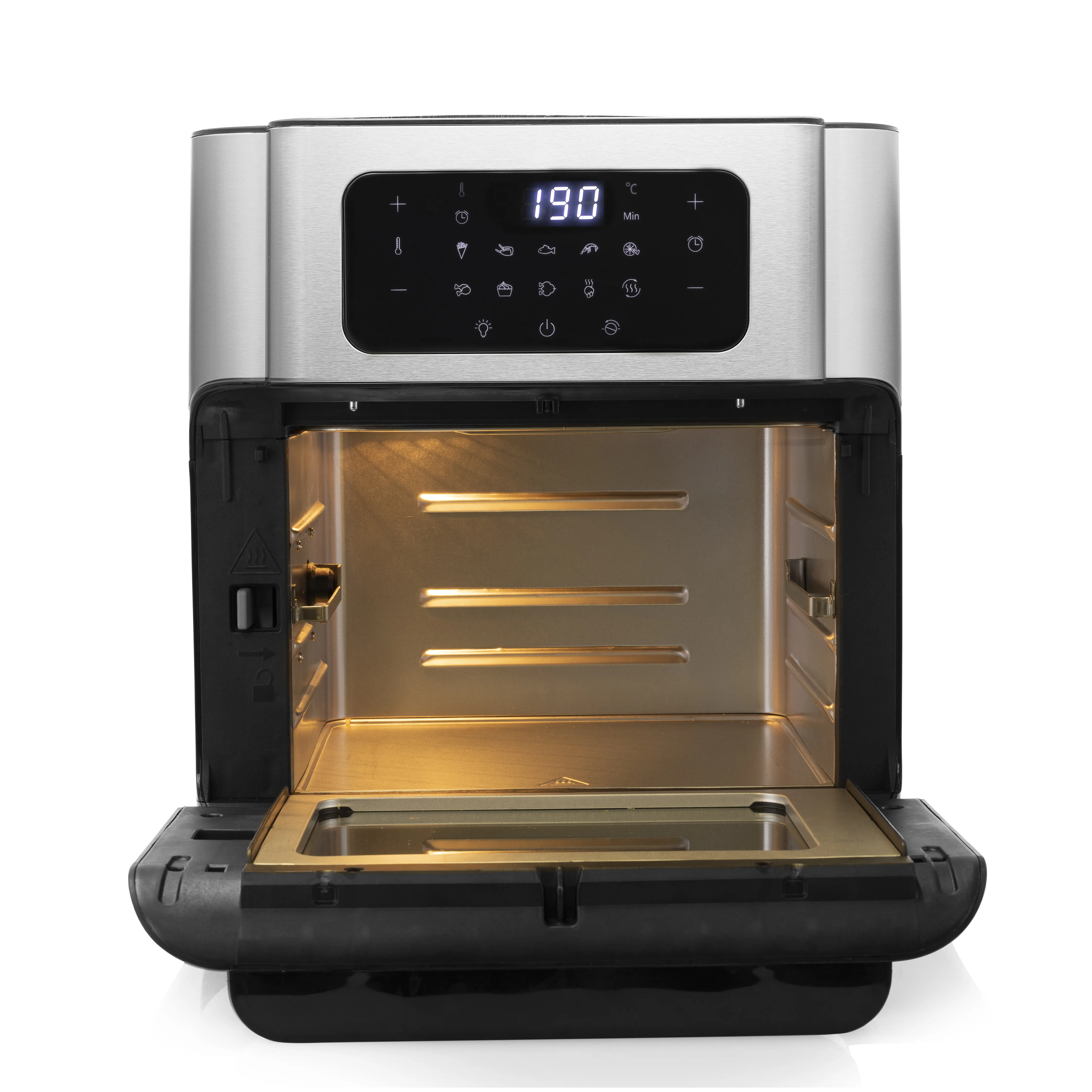 Princess 182065 Oven - airfryer, black/silver, 10l