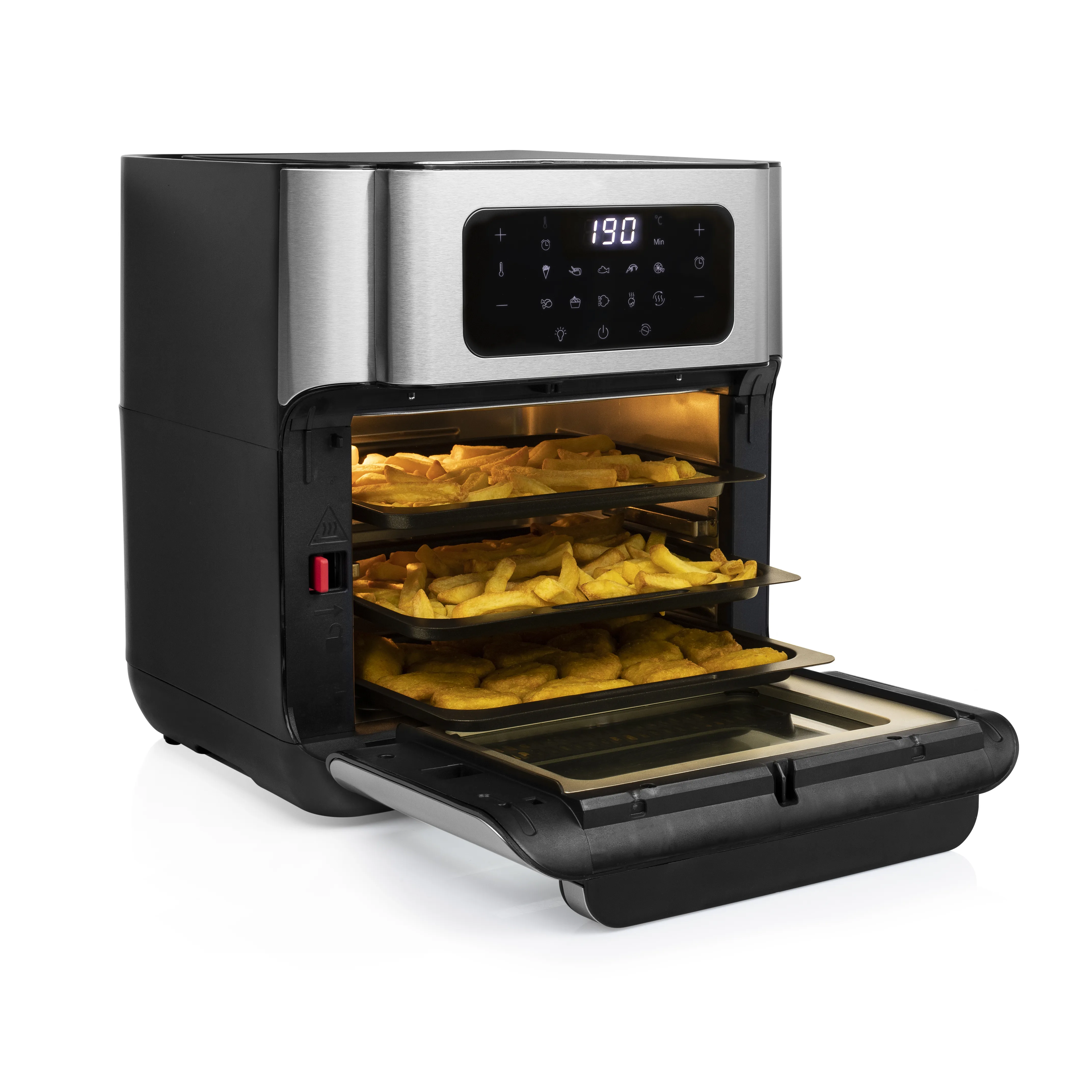 Princess 182065 Oven - airfryer, black/silver, 10l