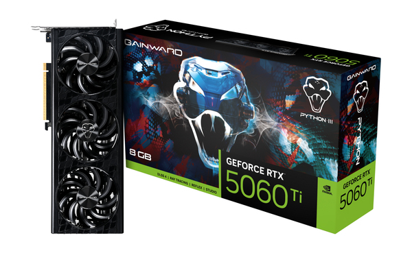 Gainward GeForce RTX5060 Ti Python III 8 GB - Grafikkort