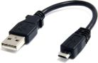 StarTech Micro USB to Mini USB cable, 0.15 m, Black