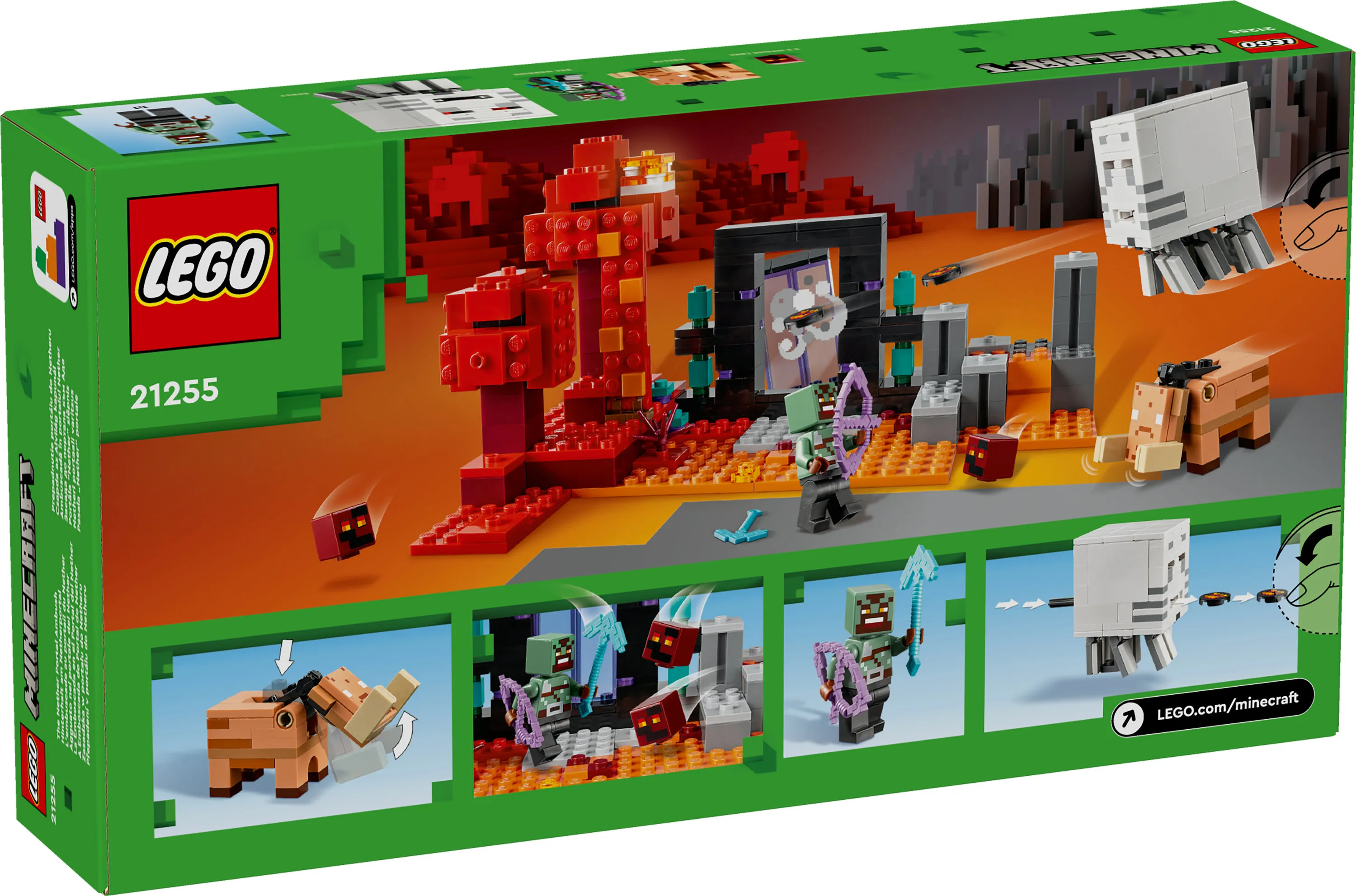 LEGO Minecraft Nether Portal Ambush 21255