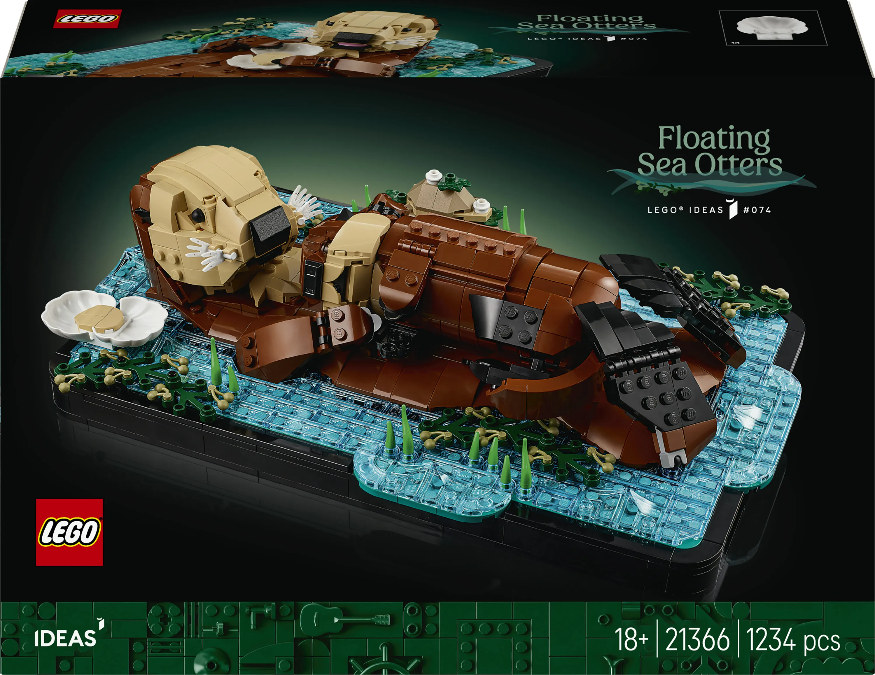 LEGO Ideas Floating Sea Otters 21366
