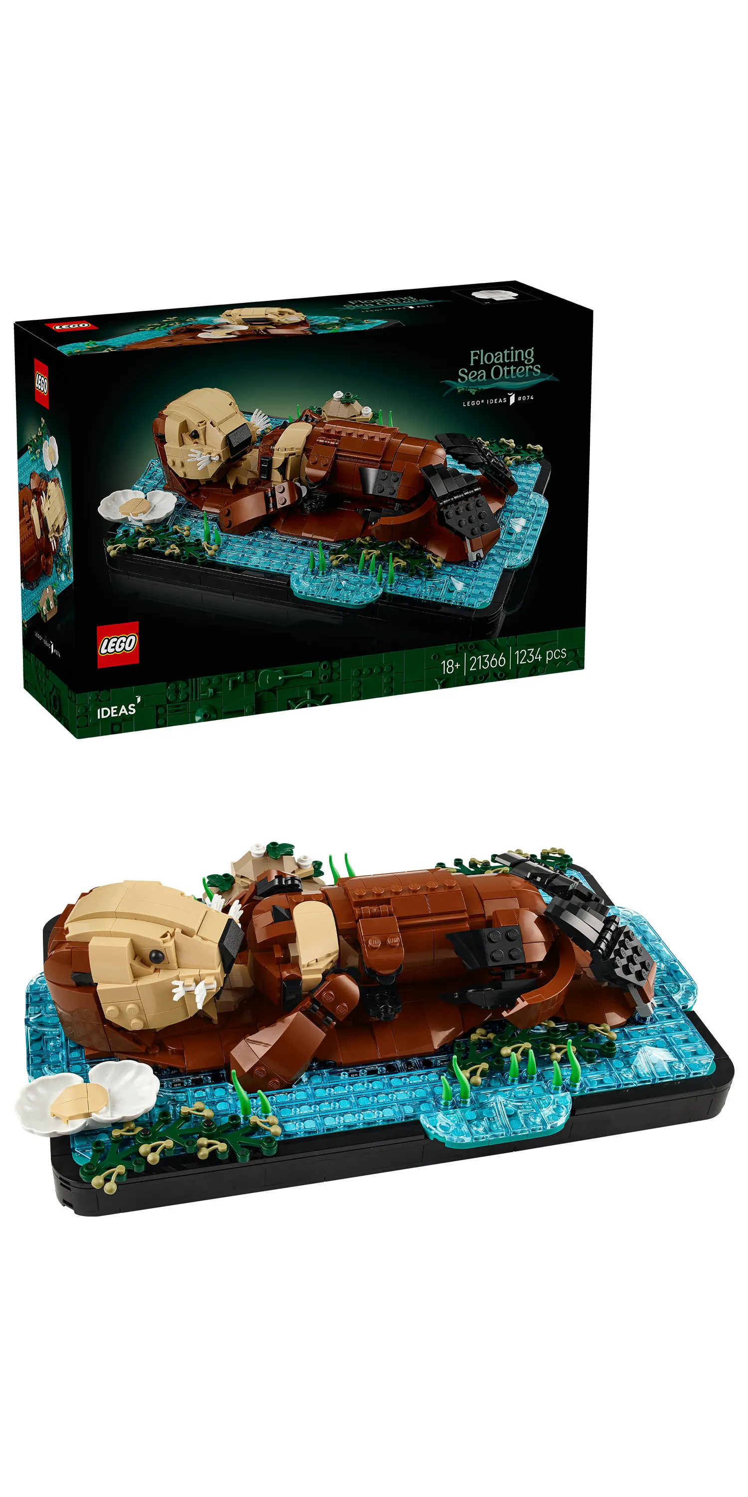 LEGO Ideas Floating Sea Otters 21366