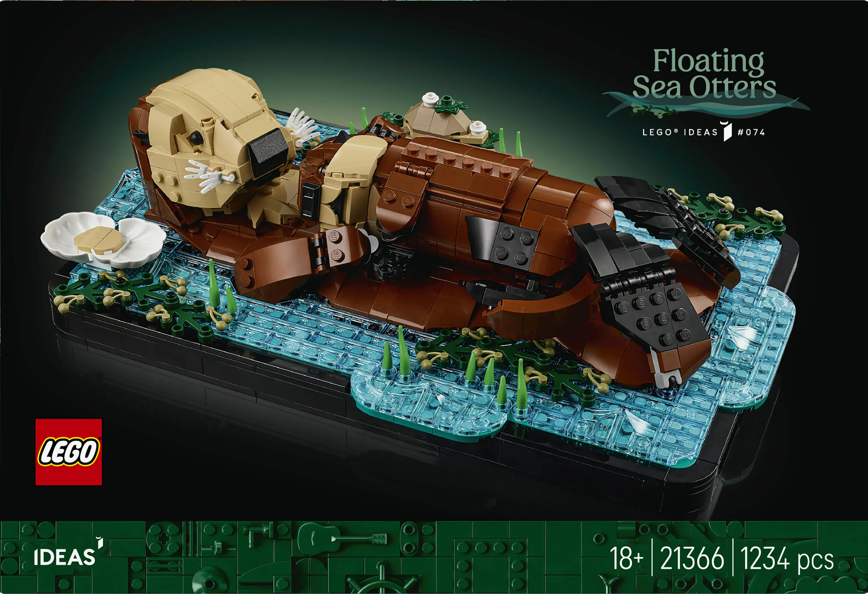 LEGO Ideas Floating Sea Otters 21366