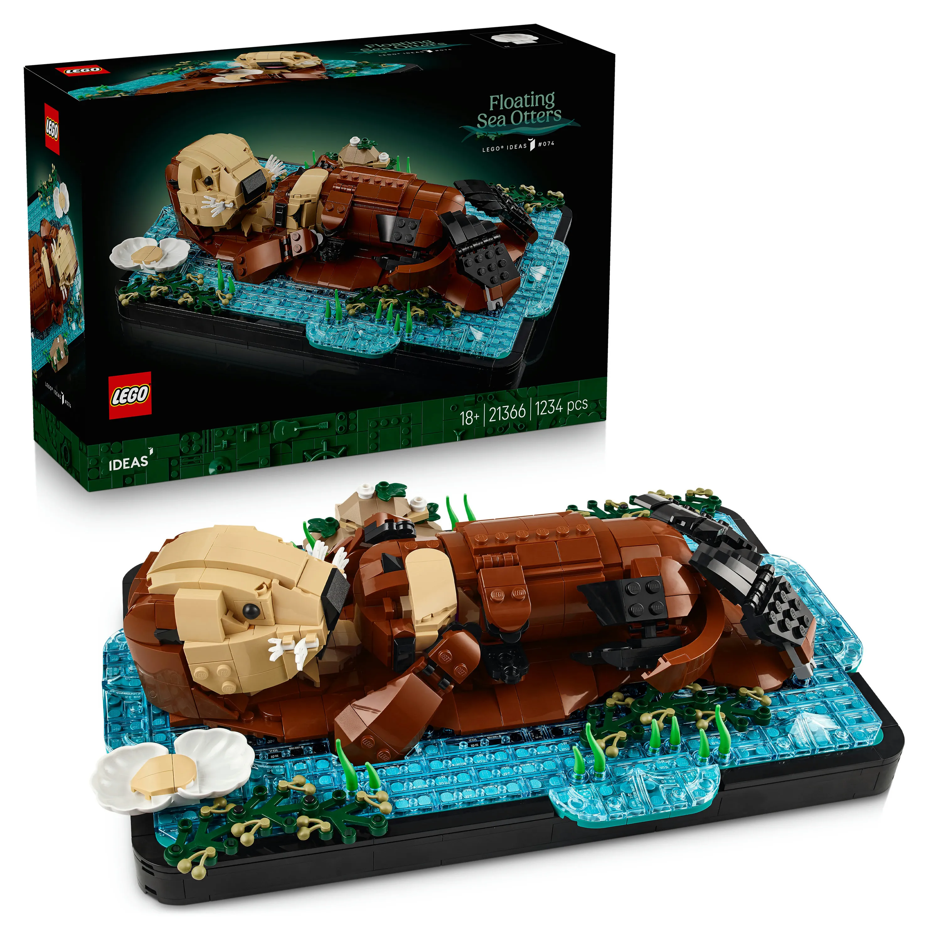 LEGO Ideas Floating Sea Otters 21366