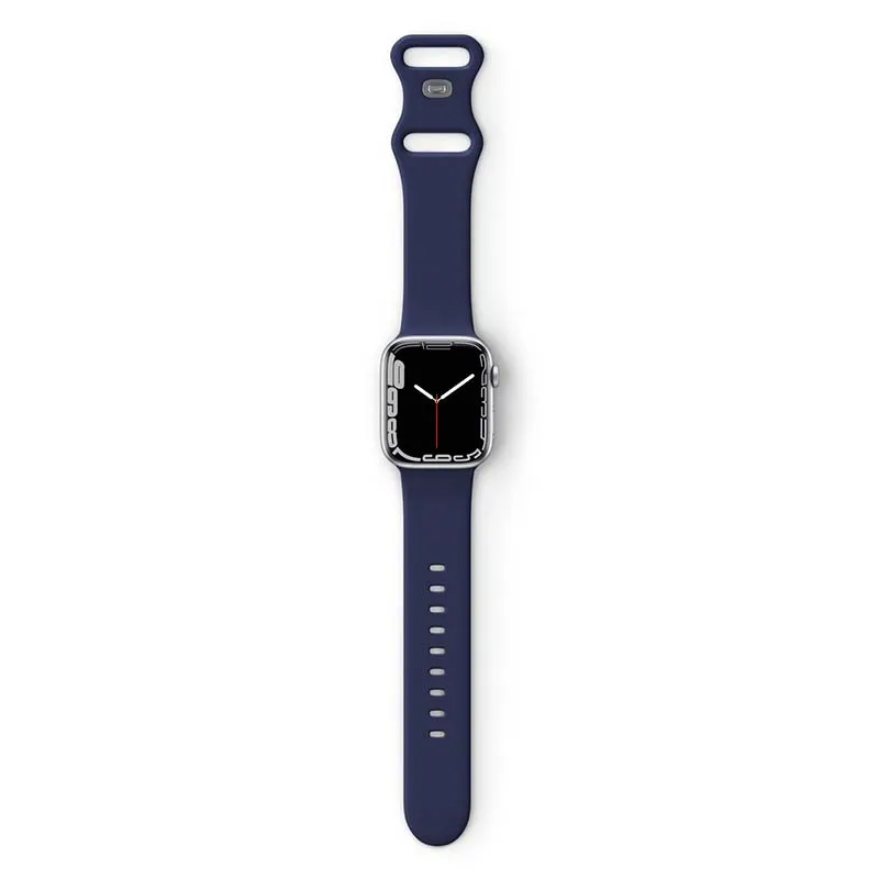 Epico Apple Watch 42/44/45 mm - silicone band, Blue