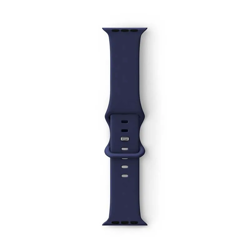 Epico Apple Watch 42/44/45 mm - silicone band, Blue
