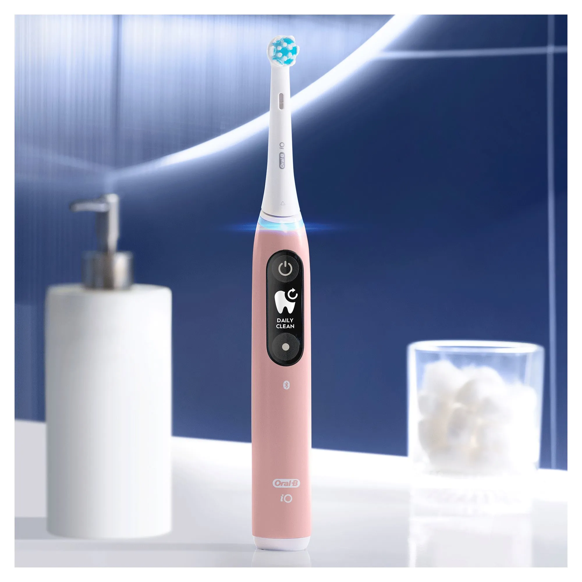 Oral-B iO Series 6 Electric Toothbrush, Pink Sand