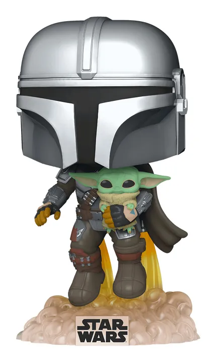 Funko POP! Star Wars - The Mandalorian flying with Jet Pack - figure (12.1 cm)