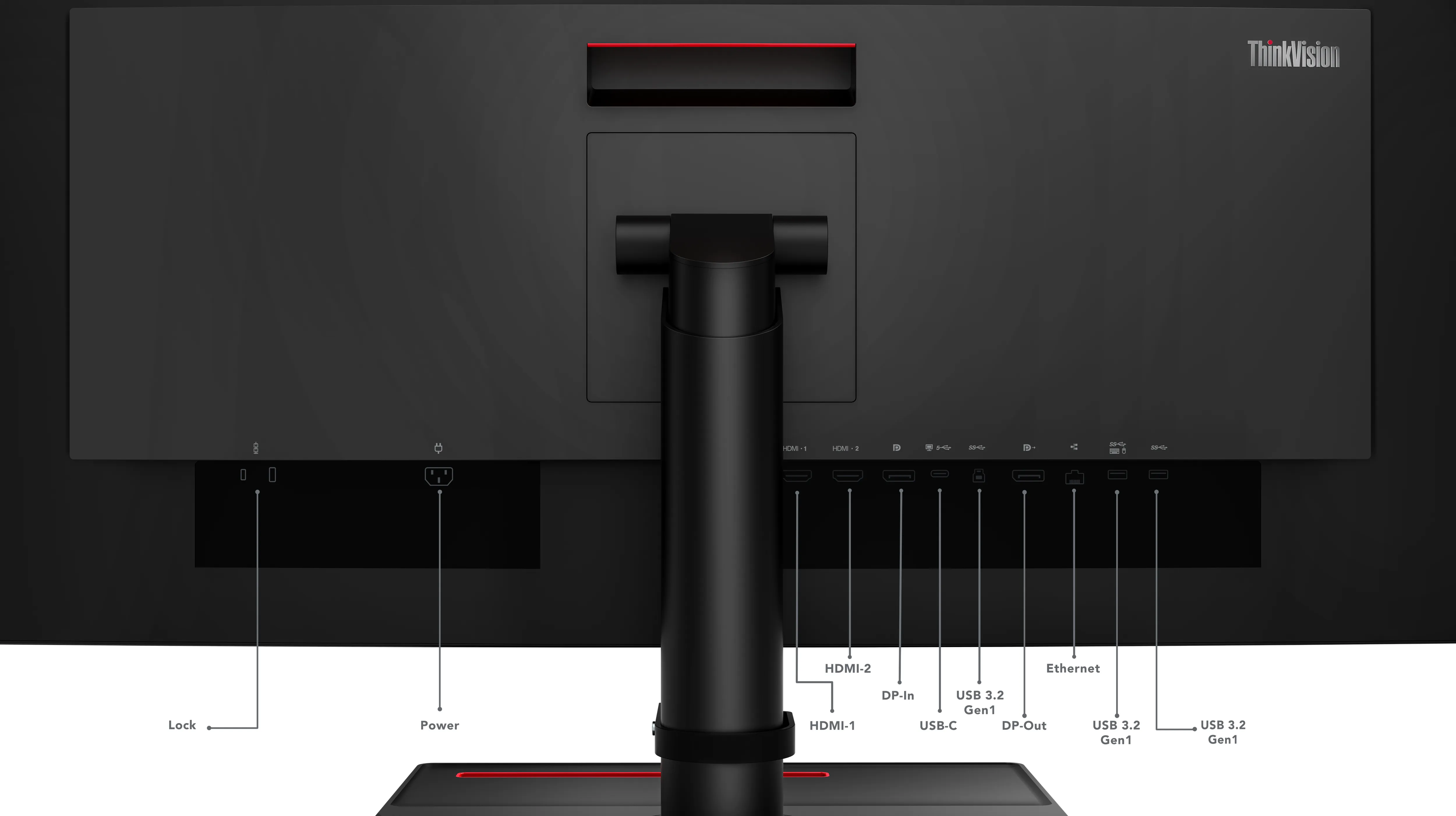 Lenovo ThinkVision P34w-20 34&quot; UWQHD, IPS - curved monitor