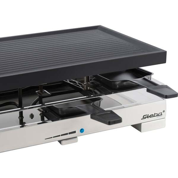 Steba RC 68 Raclette Grill, 8 Persons, 1200 W, Black/Silver