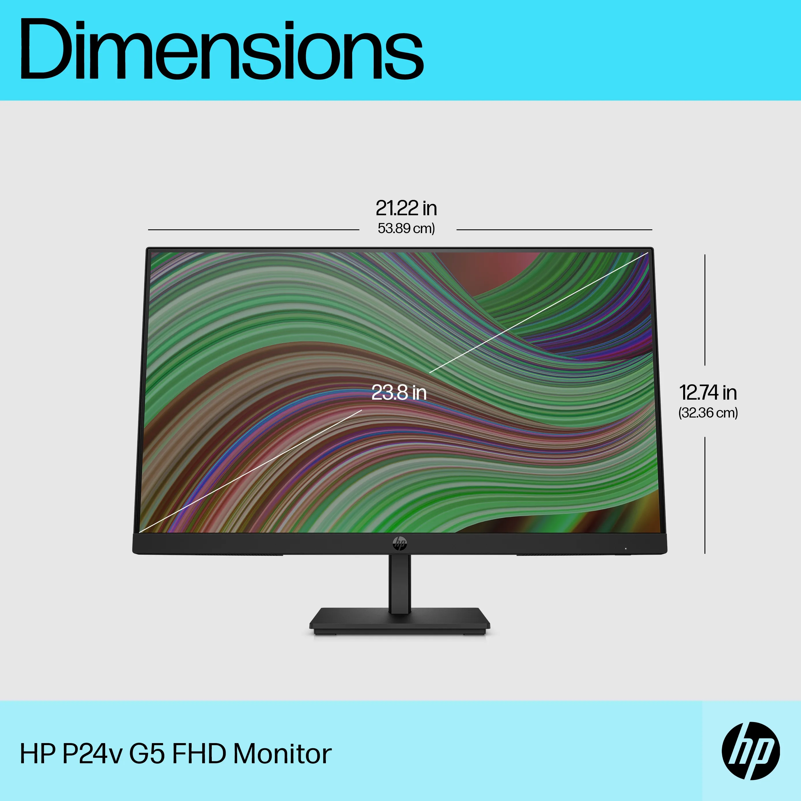 HP 24&quot; P24v G5 Full HD, VA - monitor