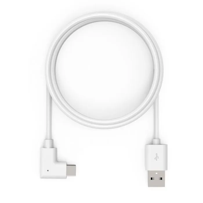 Compulocks USB-A to USB-C angled cable, 1.8 m, White