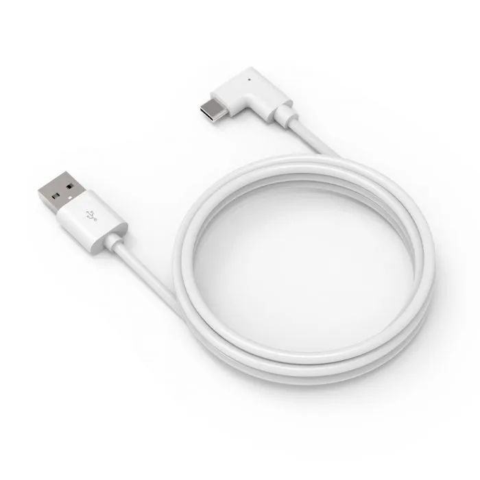 Compulocks USB-A to USB-C angled cable, 1.8 m, White