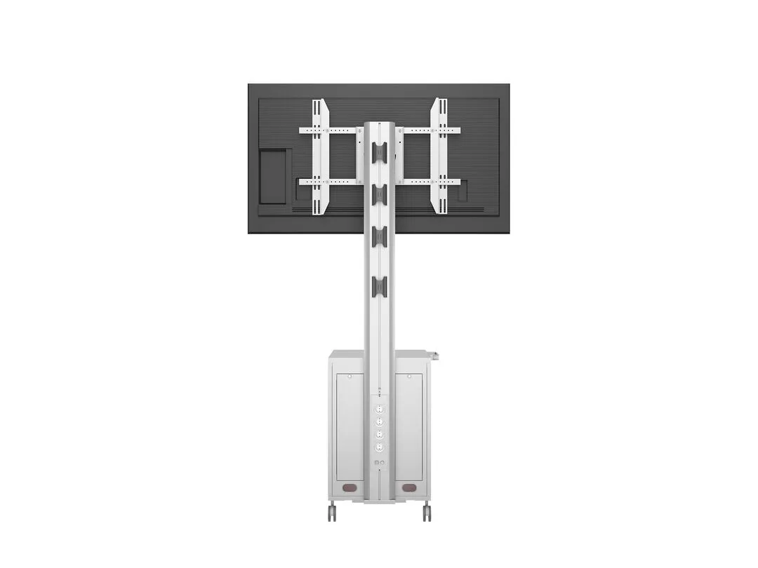Multibrackets M Public Display Stand 180 Single MediaBox4 - Teline tuotteelle LCD nestekiden&auml;ytt&ouml; / plasma TV - alumiini - hopea -n&auml;yt&ouml;n koko: 40&quot;-55&quot; -kiinnity