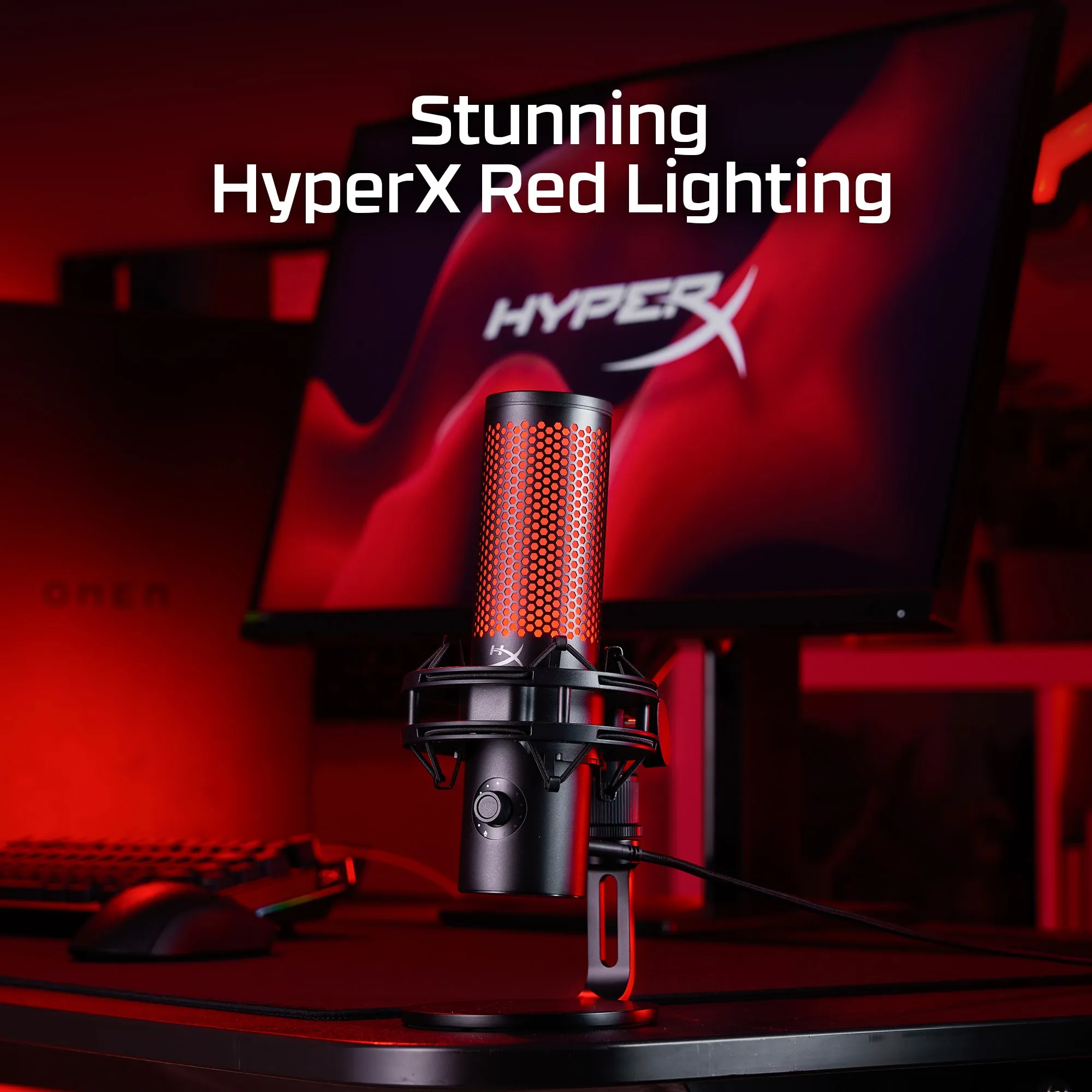 HyperX QuadCast 2, USB, Condenser Microphone, Black
