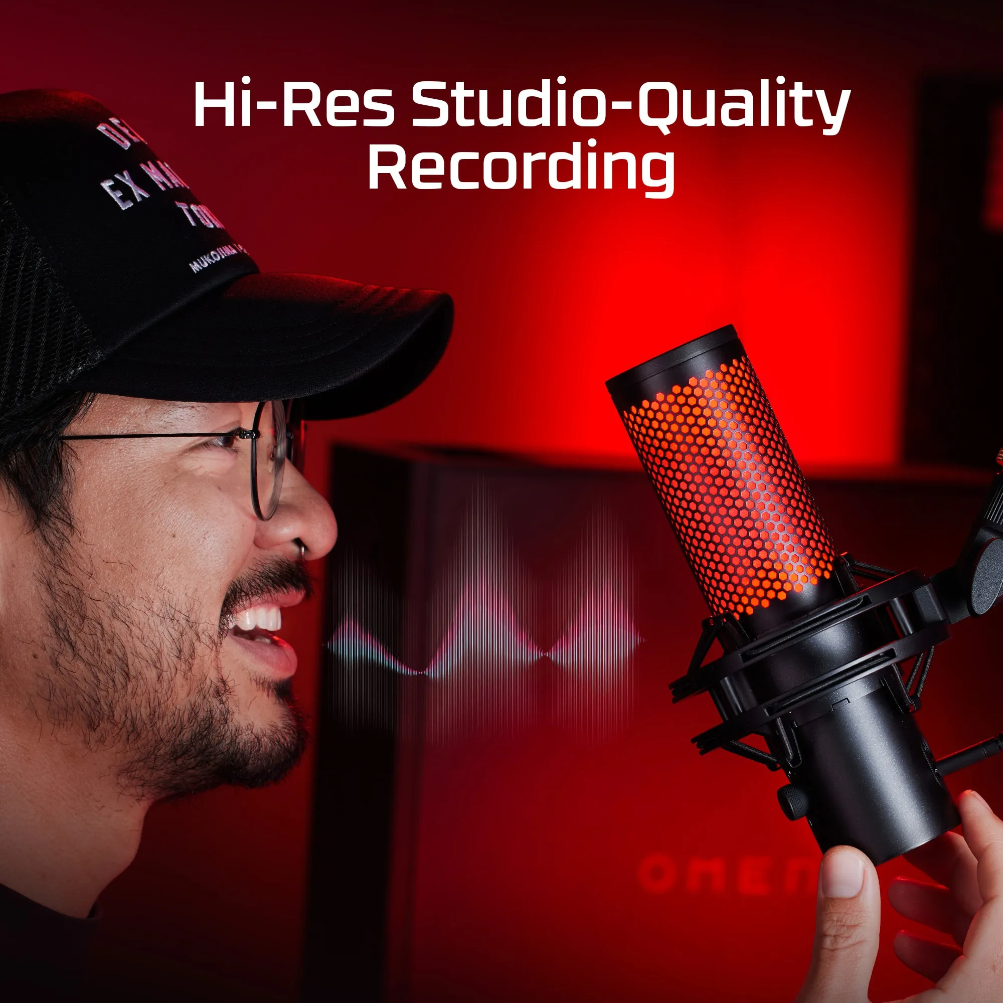 HyperX QuadCast 2, USB, Condenser Microphone, Black