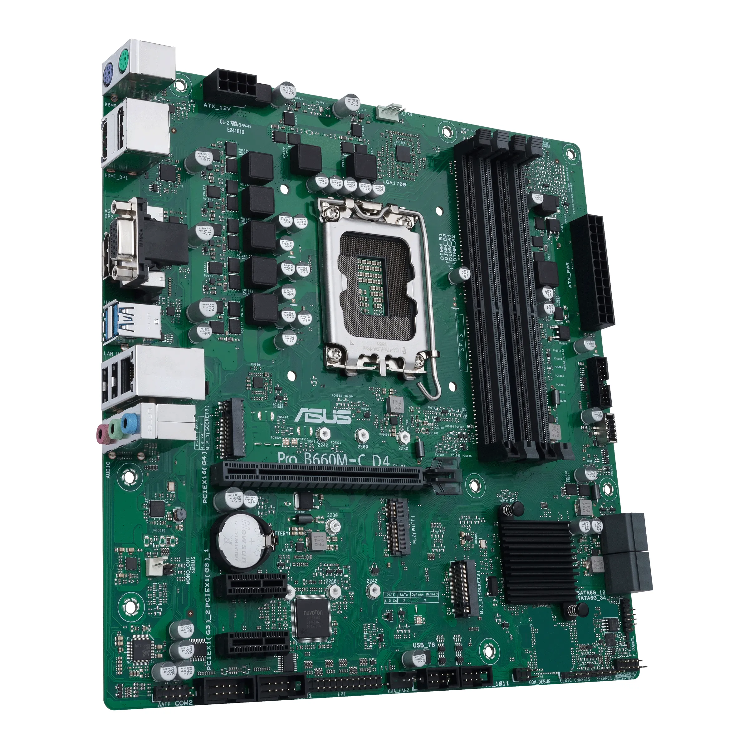 Asus PRO B660M-C D4-CSM mATX-emolevy