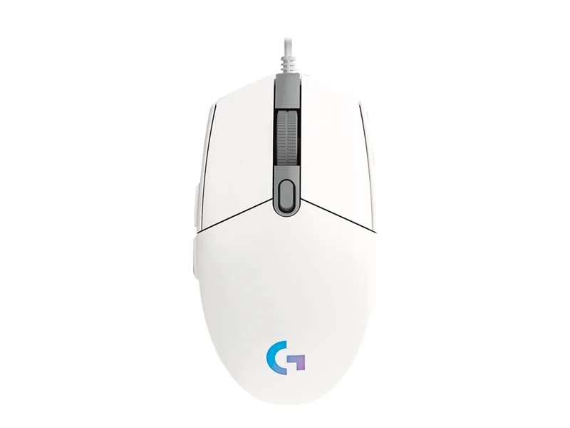 Logitech G102 Lightsync -pelihiiri, Valkoinen