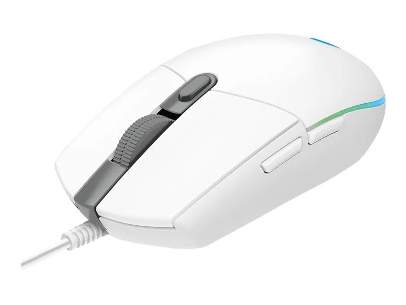 Logitech G102 Lightsync -pelihiiri, Valkoinen