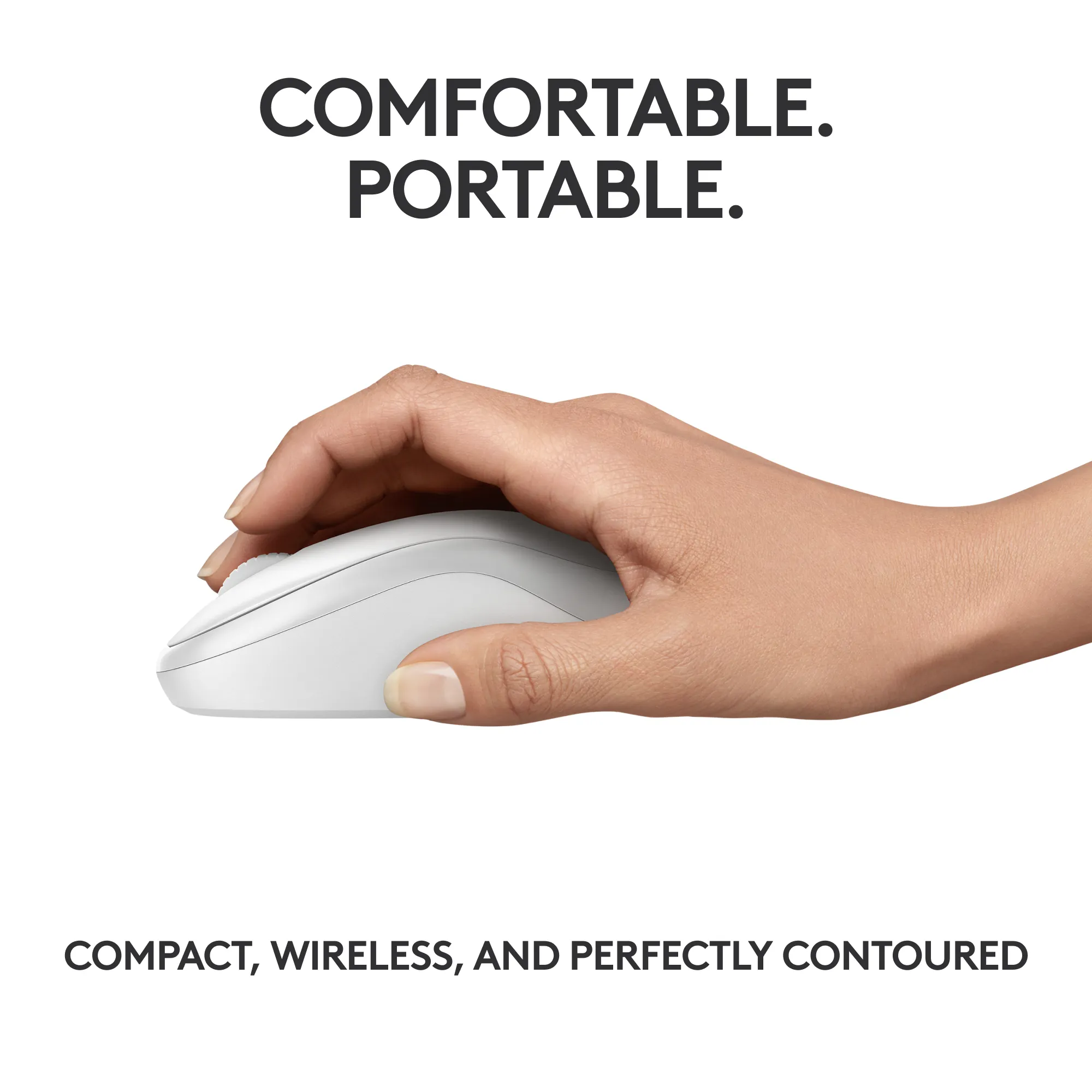 Logitech M240 - tr&aring;dl&ouml;s mus, Vit