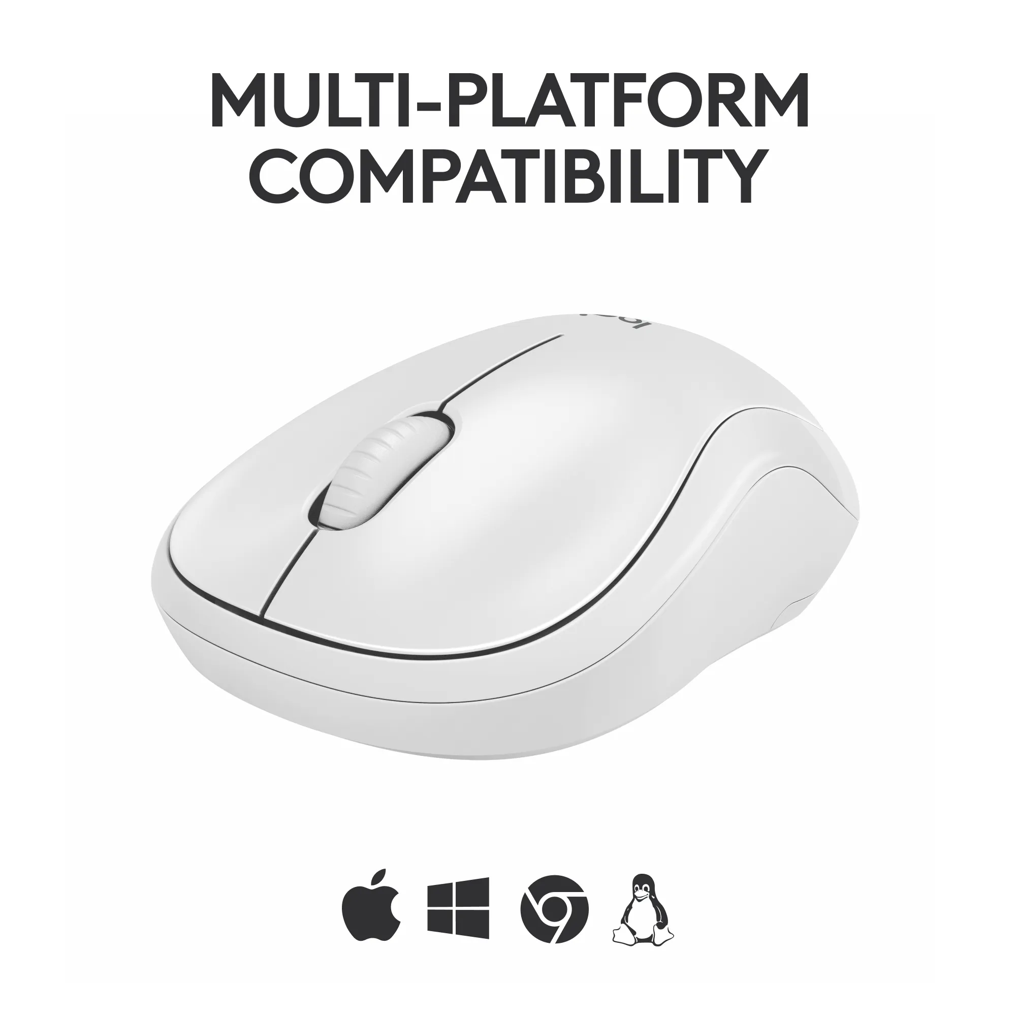 Logitech M240 - tr&aring;dl&ouml;s mus, Vit