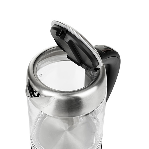 Adler AD 1247 kettle, 1.7L, 2200W, Transparent