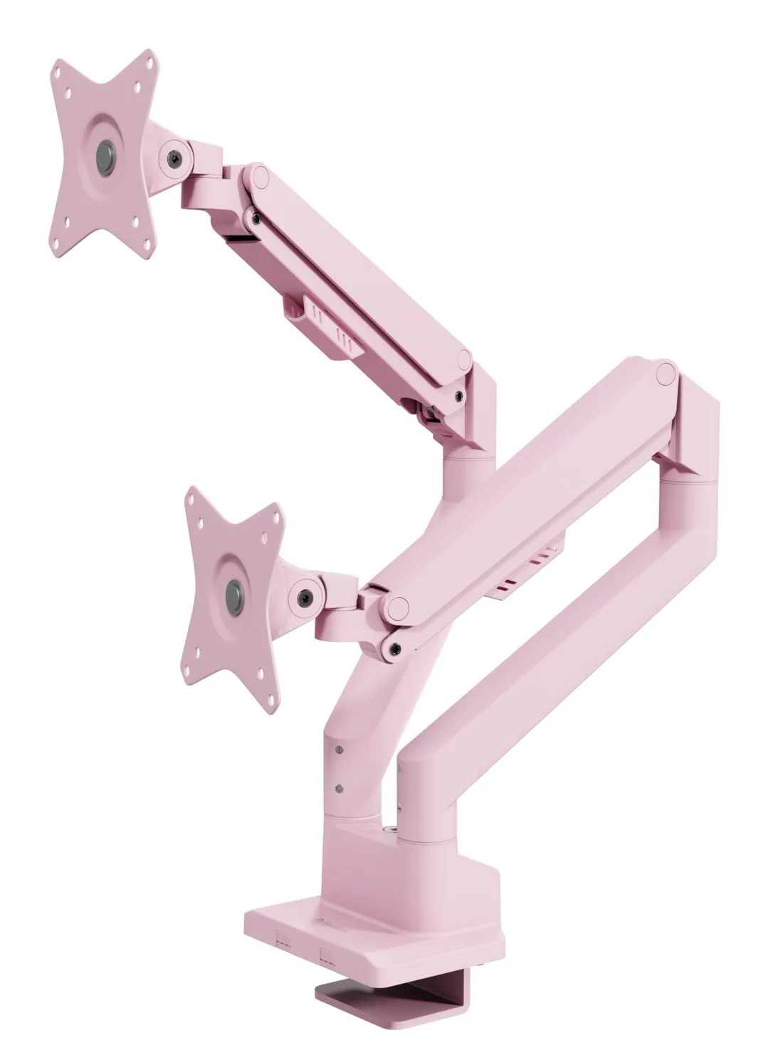 Arozzi Alzare Neo Duo Kaasujousi -näyttövarsi, Pinkki, 17"-34", 2x9 kg