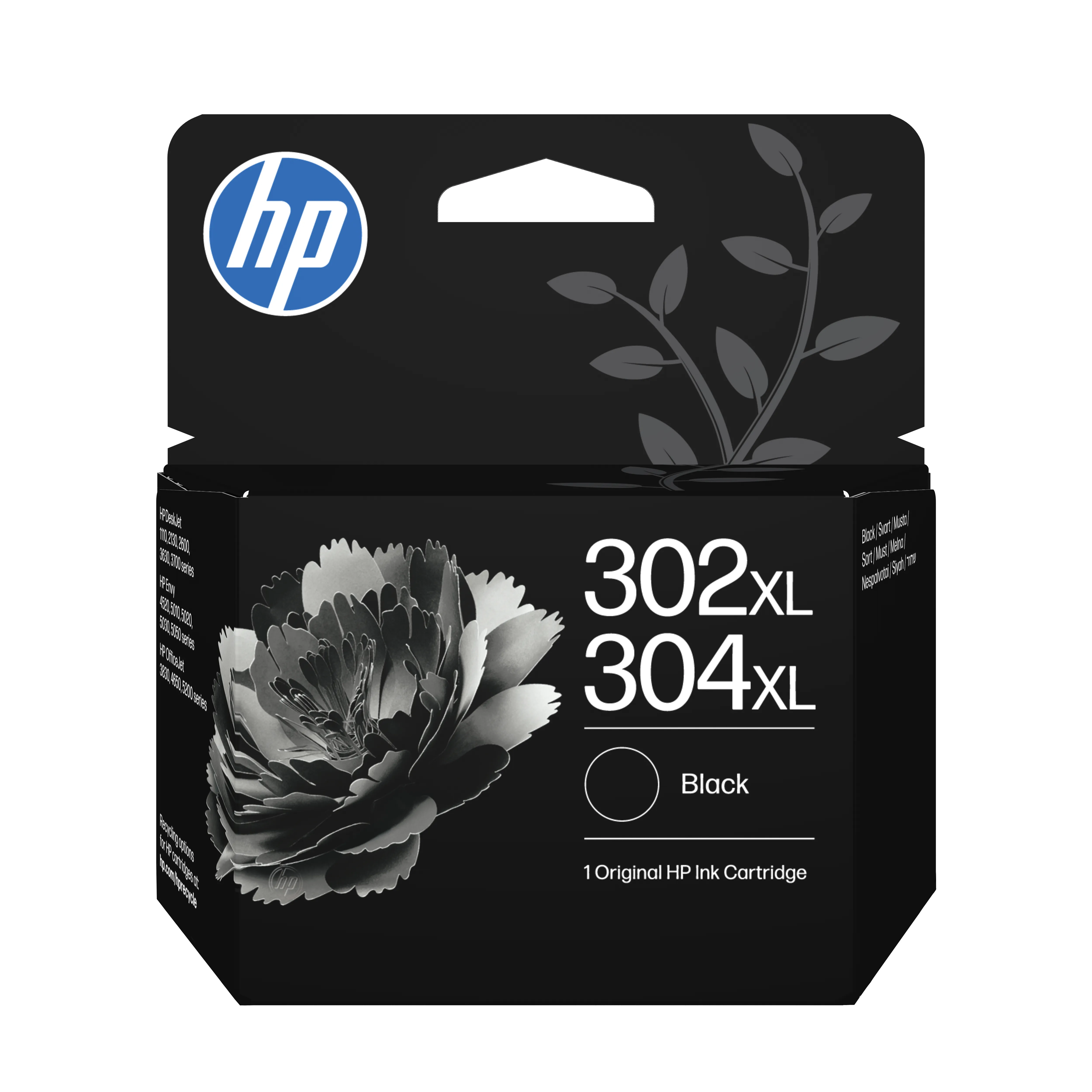 HP 302XL/304XL ink cartridge, 5.5 ml, Black
