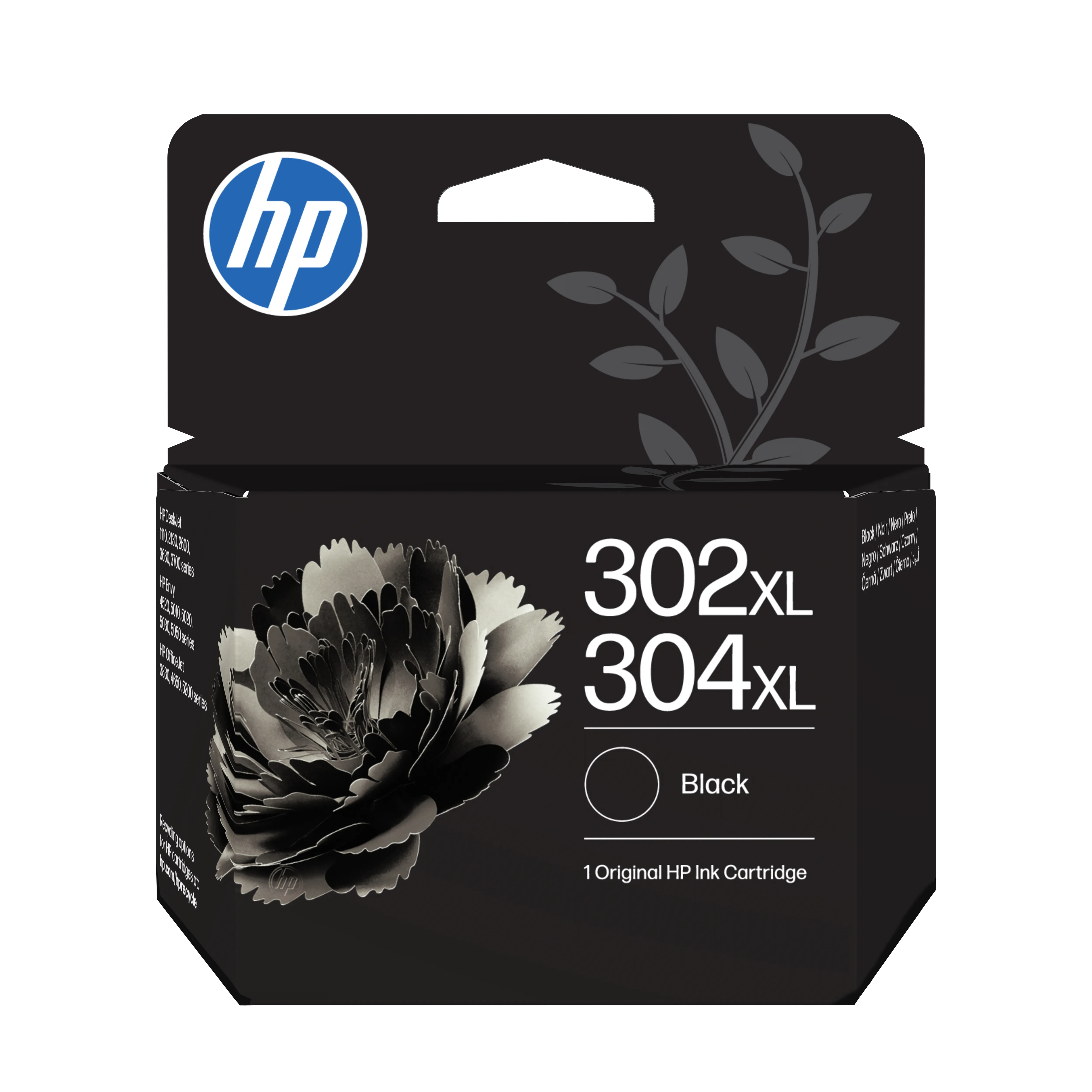 HP 302XL/304XL ink cartridge, 5.5 ml, Black