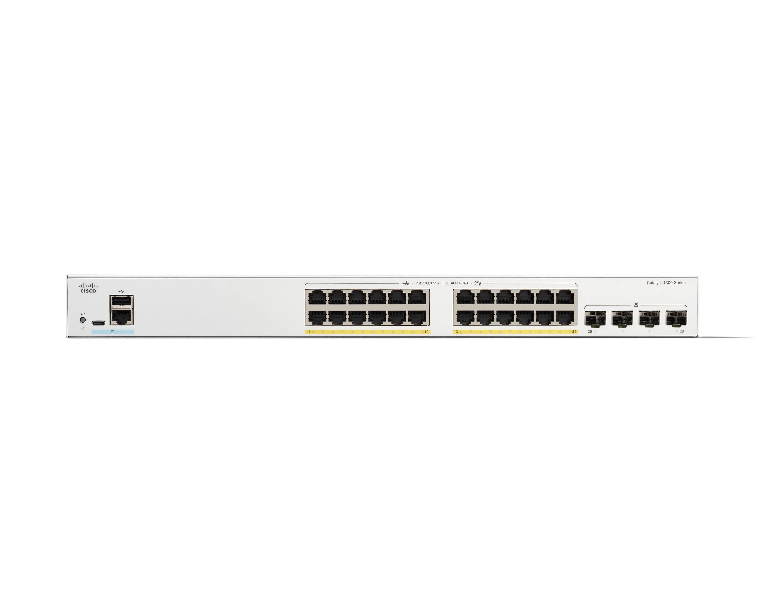 Catalyst 1300 24p GE PoE 4x1G SFP